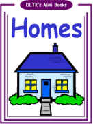DLTK's Make Your Own Books - Homes