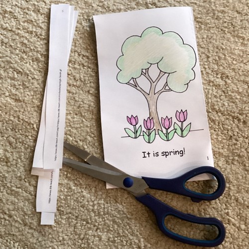Cut about an inch off the pages.