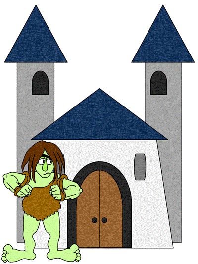 printable poster of the giant and castle