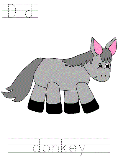 Donkey, Donkey, Old and Gray tracer page - Dd donkey