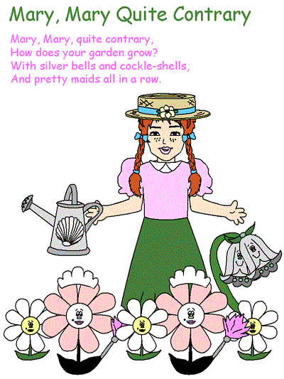 Summer poems and nursery rhymes