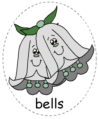 Felt Board Character of bells