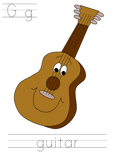 Owl and the Pussycat tracer page - Gg guitar