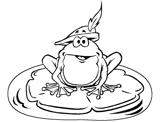 Frog Prince Waiting for a Kiss