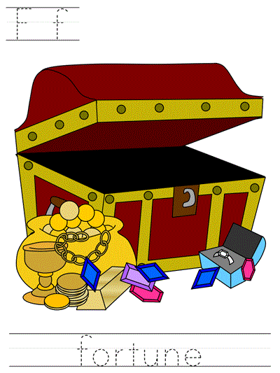 Learn to Print  coloring page - Ff fortune