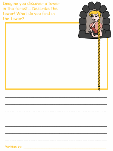 Rapunzel Creative Writing worksheet