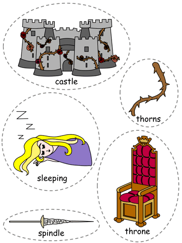 Sleeping Beauty Felt Board Characters