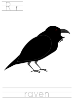 crow coloring pages