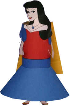 Snow White Toilet Paper Roll