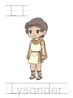 Printable print practice worksheet - Ll Lysander