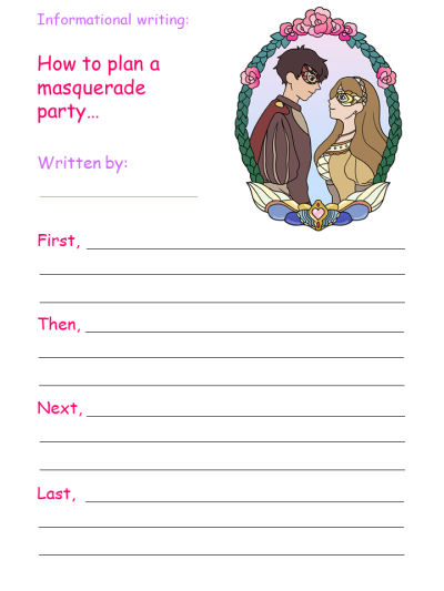 Romeo and Juliet Informational Writing Activities