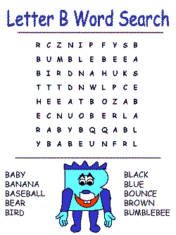 letter b alphabet puzzles