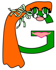 Gloria G alphabuddies craft